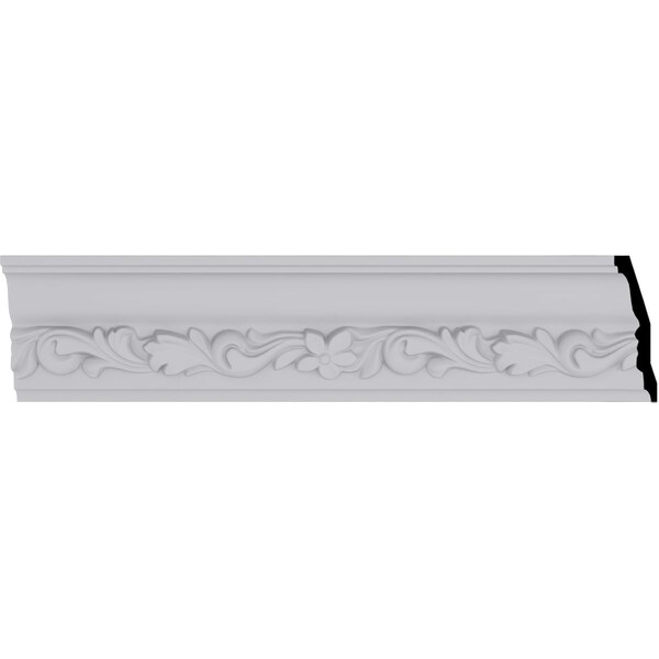 Ekena Millwork 3 1/4"H x 1 3/8"P x 3 1/2"F x 94 1/2"L Sussex Crown Moulding MLD03X01X05SU - main